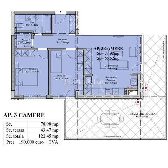 3 Camere - Sebastian - Predare in 2027 - 2