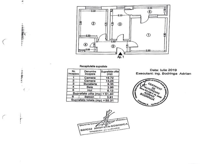 Apartament 2 camere de vanzare Exigent Plaza
