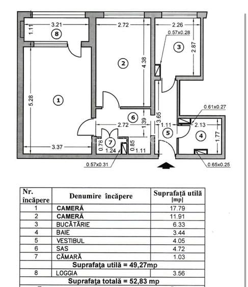 Tineretului | 2 Camere Decomandat | Renovat | Etaj 3/8 - 21
