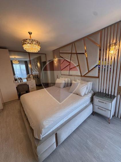 Apartament 3 camere, 70 mp, mobilat luxury, balcon 15 mp, 2 parcări