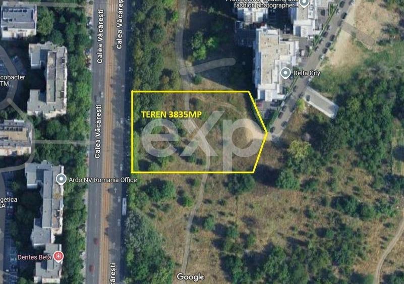 Oportunitate Investitie! Teren (3.835 mp) langa Parcul Tineretului