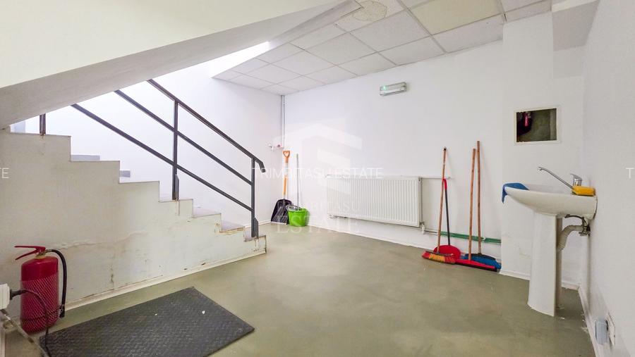 Spațiu industrial–afacere catering la cheie, teren&hală 750 mp S+P+1E