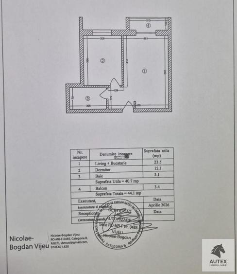 Apartament Nou cu 2 Camere Central in orasul Magurele