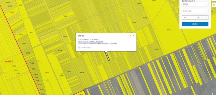 Teren agricol extravilan de 20890 mp, în Salcia Tudor