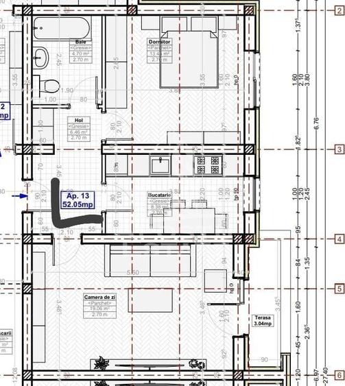 Apartament nou cu 2 camere de vanzare, decomandat, Calea Urseni