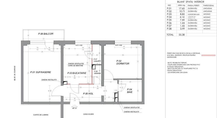 Apartament 2 camere-decomandat-renovat-zona Banu Manta