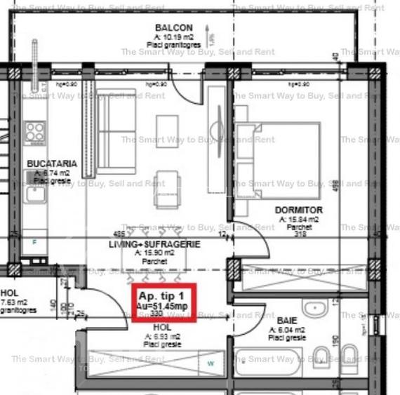 Apartament 2 camere la cheie BLOC NOU Borhanci - 9