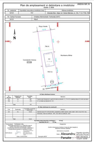 Vila P+1+M in Adjud zona linistita - pentru 1, 2 sau 3 familii
