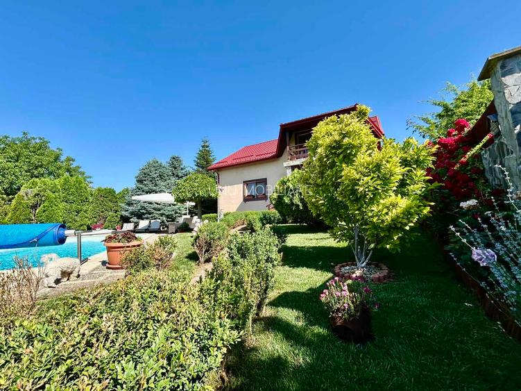 Vila de lux 310 mp construiti, cu piscina 40mp, Bucium Iasi, 1500mp teren, garaj foisor livada - 47