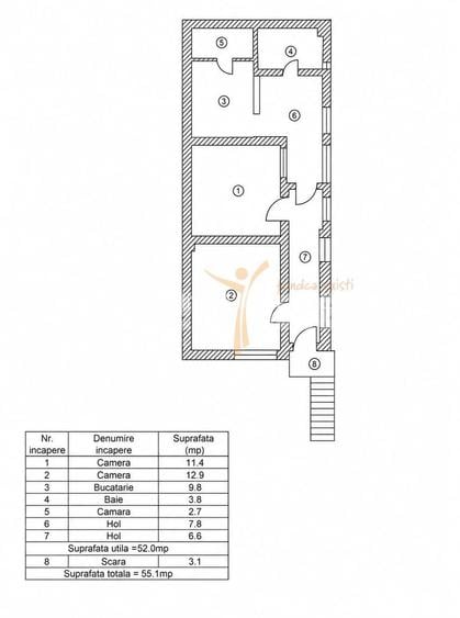 Casă de vânzare – Giulesti | 5 camere | 110 mp | 200.000 EUR - 25