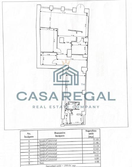 Spatiu comercial ultracentral, Palatul Ullmann, 200mp utili