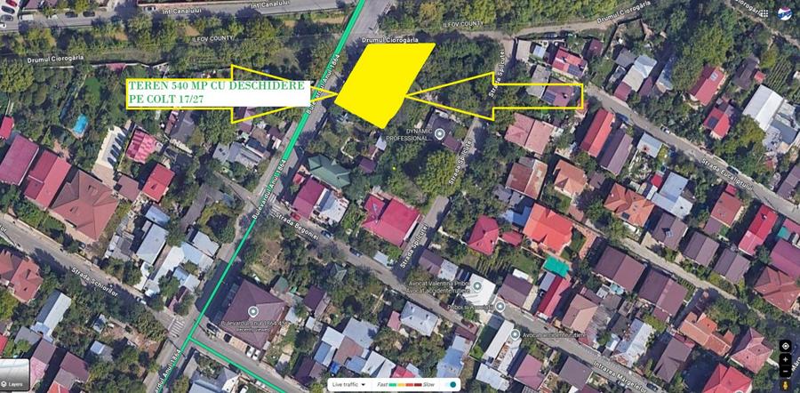 VANZARE TEREN INTRAVILAN DE 540 mp SITUAT IN MILITARI, BD. ANUL 1864