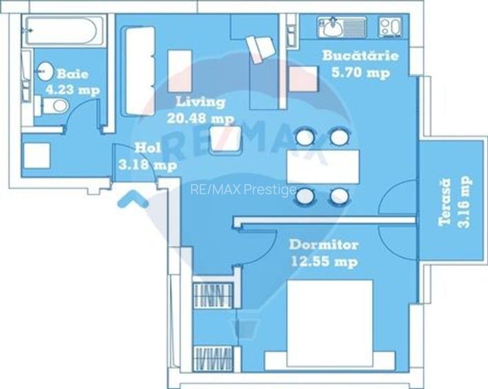 Apartament 2 camere de inchiriat – Complex Rasarit de Soare, Titan - 14