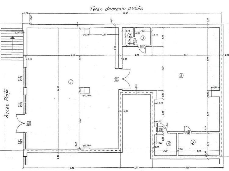 Spatiu comercial, Piata Centrala, 193mp