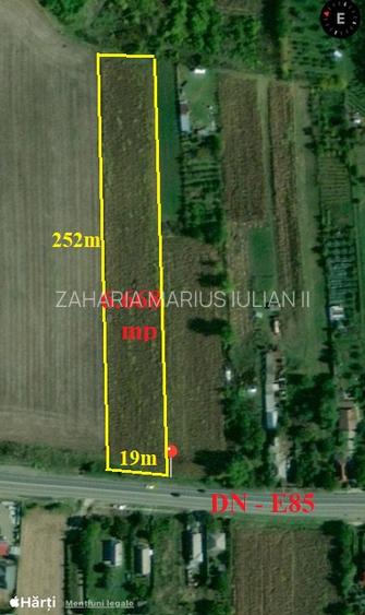 Teren 6.668 mp, de vanzare, loc. BOGDAN VODA, la E-85, com. Saucesti, jud. Bacau - 4