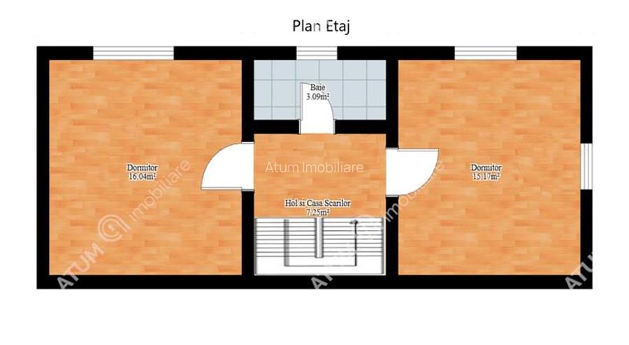 Casa individuala 5 camere piscina interioara teren 500 mp Turnisor - 10