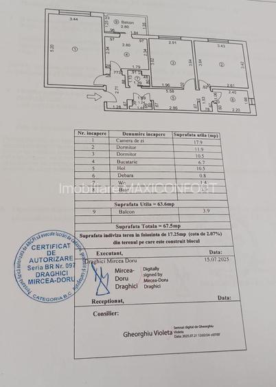 Vanzare apartament 3 camere - Imobiliare MAXICONFORT - 10