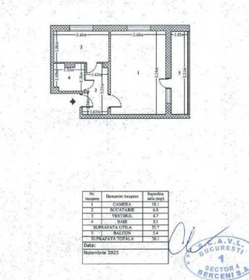 Garsoniera zona Piata Sudului / Aparatorii Patriei - 8