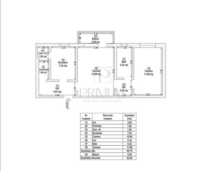 ARADULUI - 2 CAM - RENOVAT - SPATIOS - ZONA BUNA - 8