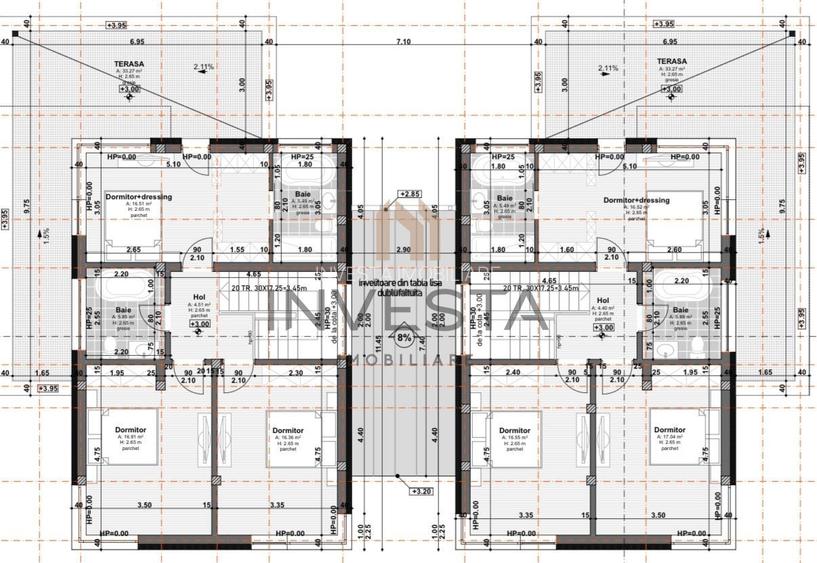 Teren in curs de autorizatie! 807 mp cu front la strada de 33 m! - 2