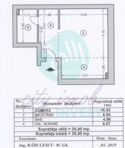 Studio mobilat si utilat lângă Parc Carol| bloc 2015- loc de parcare - 5