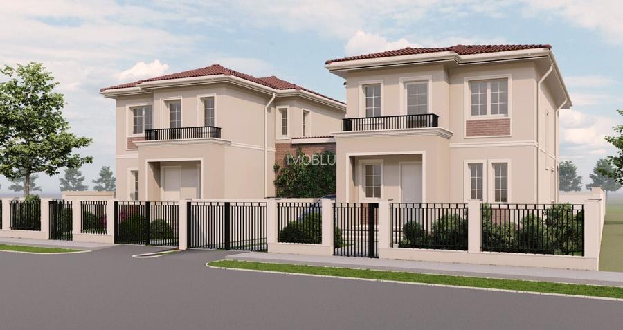 1/2 Duplex, 5 camere, 2 bai, camera tehnica, 119mp, 300mpT , Giarmata! - 21