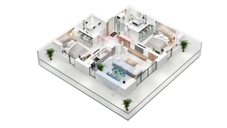De vanzare | 3 camere | Ansamblu rezidential NOU - 3