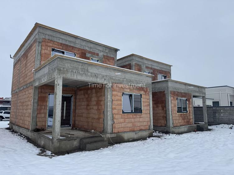 1/2 Duplex Sacalaz P+E,4Camere,2 Bai,Proiect Modern - 3