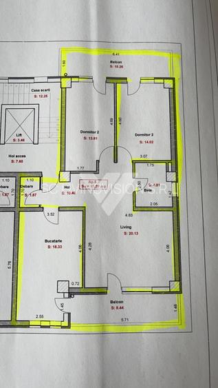 Apartament nou intabulat 3 camere 83 mp zona Kaufland Doamna Stanca - 9