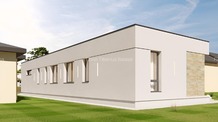 Teren 666 mp Serena Moșnița + proiect vilă modernă 223 mp | Utilități | Asfalt - 8