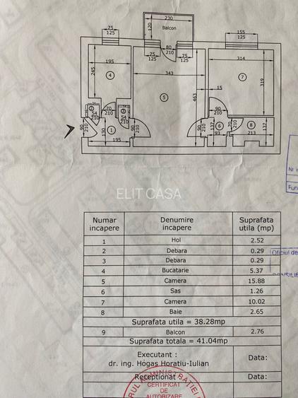 Apartament de 2 camere, etaj 3/5, zona Mircea - 7