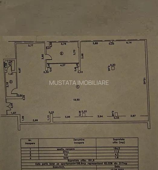 Spatiu comercial zona Vidin, Suprafata utila 181mp - 2
