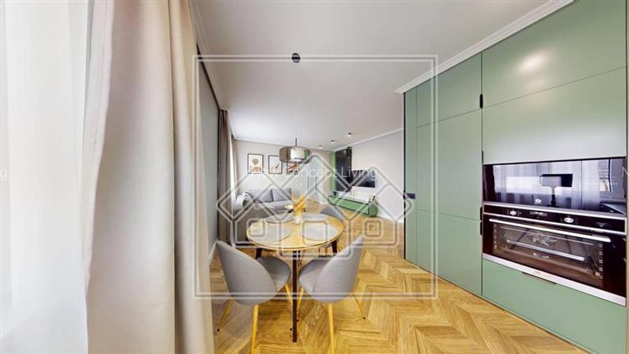 Apartament de vanzare in Sibiu - mobilat modern - etaj 2 - - 3