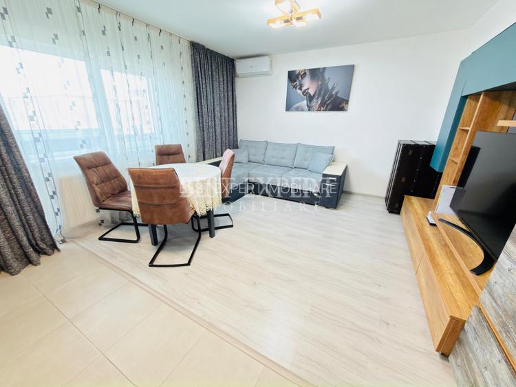 Apartament 3 camere,  luminos, complet mobilat si utilat cu Parcare | 3 min STB - 3