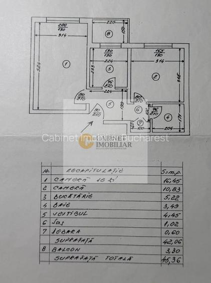 2 Camere Decomandat | Bloc Reabilitat | Podul Grant - 1