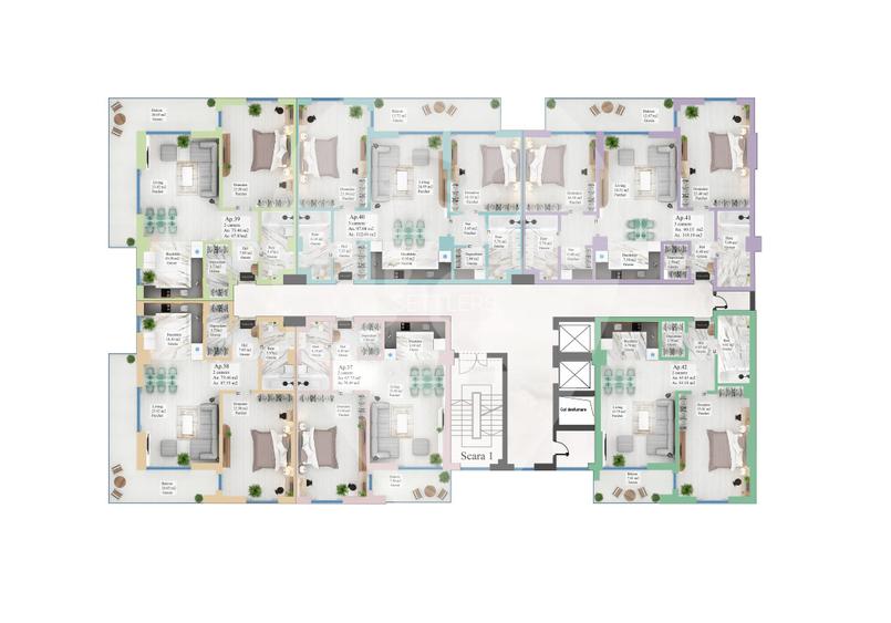 Carpathia Residence- Apartament 2 camere- Open-Space - 10