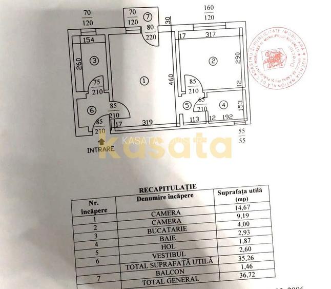 2 Camere 🏢 | Etaj intermediar ⬆️ | Renovat complet 2024 ✨ | Metrou - 1