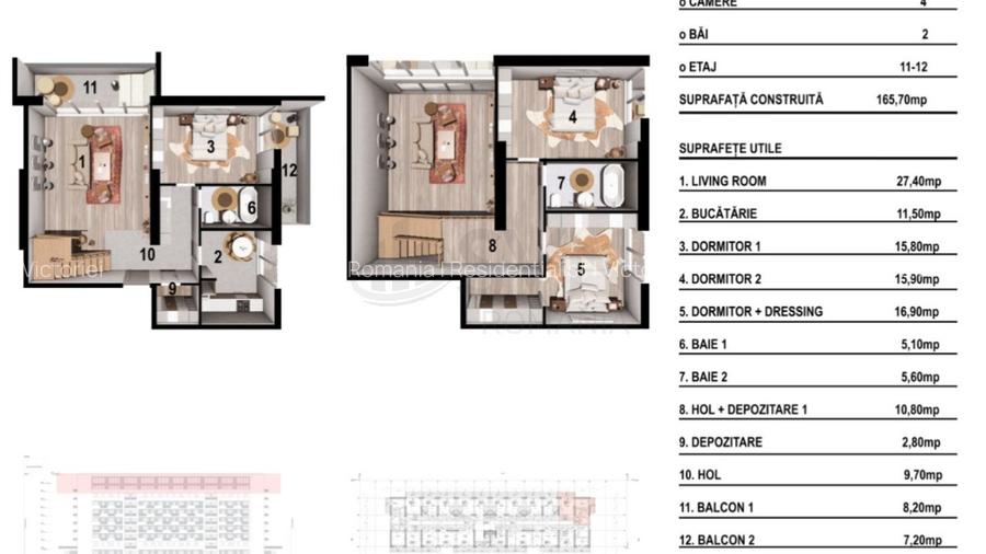 REA1024431 Apartament Duplex 4 camere NEW WORLD Splaiul UNIRII - 10