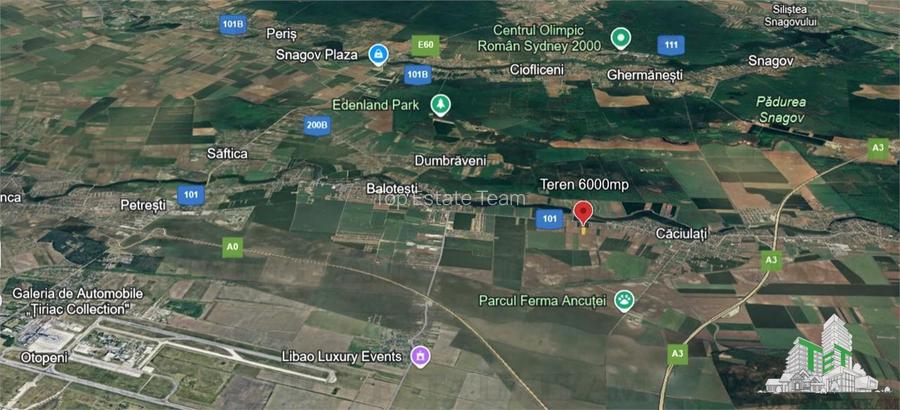 Teren pentru case 6000mp Moara Vlasiei - 3