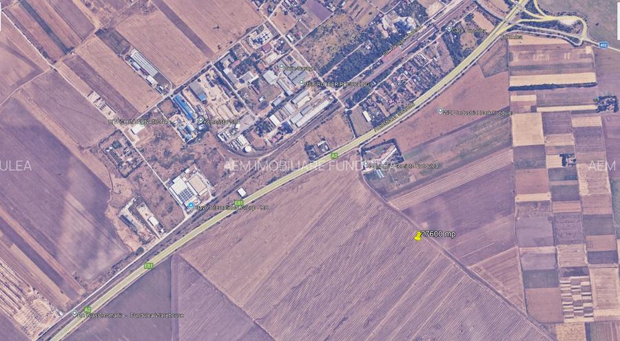 Teren 27.600 mp pretabil industrial – Autostrada Soarelui (A2), Fundulea - 2