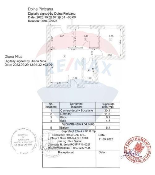 Apartament cu 3 camere de vânzare / Parcare / Hils Brauner / Metrou - 22