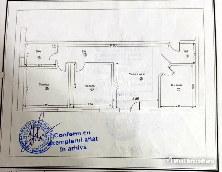Vanzare apartament 3 camere, 77mp, Floresti, Cetatii, la cheie - 11