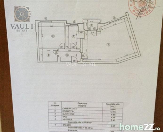 APARTAMENT 3 CAMERE - BLOC NOU - ZONA DECEBAL - 7