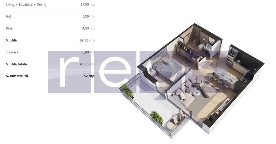 VANZARE STUDIO AVIATIEI | CLOUD 9 | IDEAL INVESTITIE | 37MP | TERASA - 3