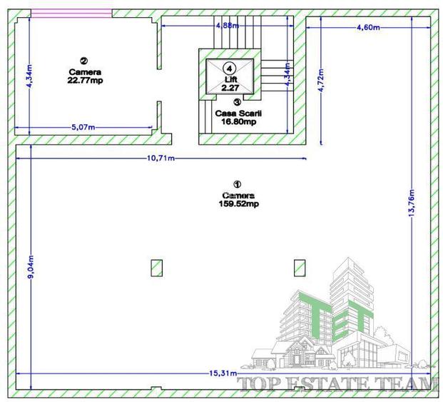 Spatiu de birouri de 3,000mp de vanzare in zona Pipera - 11