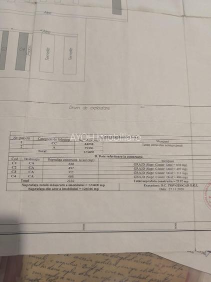 CIOCARLIA DE SUS TEREN INTRAVILAN 123.400 MP PRET 1.480.000 EURO - 4