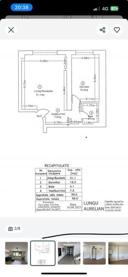 Închiriere apt. 2 camera Pipera - 7