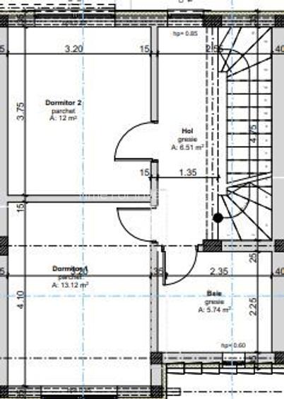 Sacalaz, 1/2 Duplex pe Etaj, 4 Camere,2 Bai,Terasa Acoperita - 20