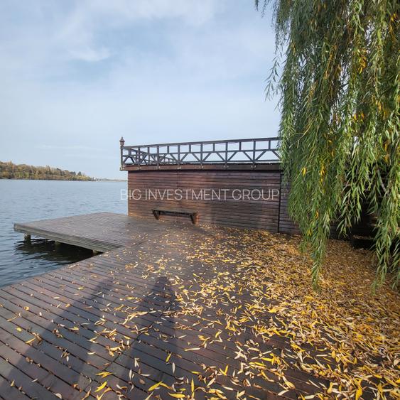 Vila lac snagov in cea mai buna portiune a lacului, ponton, garaj barca, piscina - 32