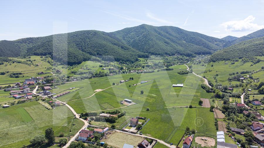 Teren cu peisaj spectaculos in Gura Raului – munte, aer curat, libertate - 7